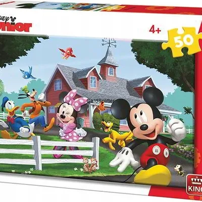 PUZZLE 50 e myszka Mickey DISNEY JUNIOR 20 x 30 87