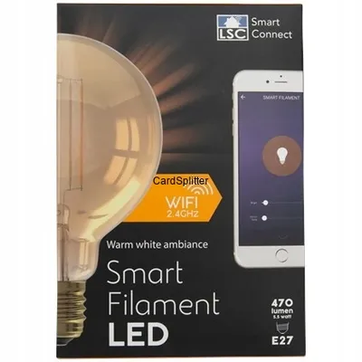 SMART ŻARÓWKA żarnikowa filament 470lm 5,5W E27 M