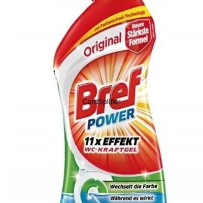 BREF Power WC KraftGel Original żel do toalet 11x Effekt 1L