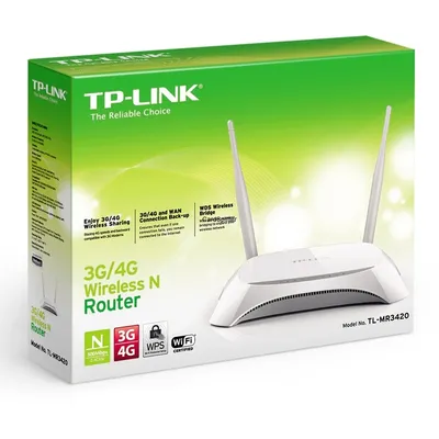 Bezprzewodowy router 3G/4G standard N 300Mb/s TL-MR3420