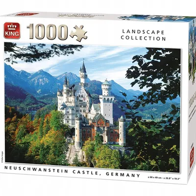 PUZZLE KING 1000 el 68 x49 ZAMEK NEUSCHWANSTEIN 54