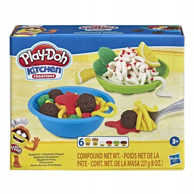 Ciastolina Play-Doh SPAGHETTI Z KLOPSIKAMI