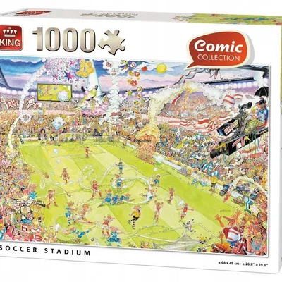 PUZZLE KING SOCCER STADIUM JIGSAW 1000 el 68x49 66