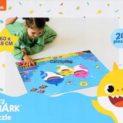 Puzzle Baby Shark w dużym rozmiarze 24 sztuk M395