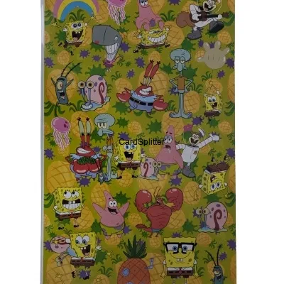 NAKLEJKI ARKUSZ x 2 SPONGEBOB OK 50 NAKLEJEK 45