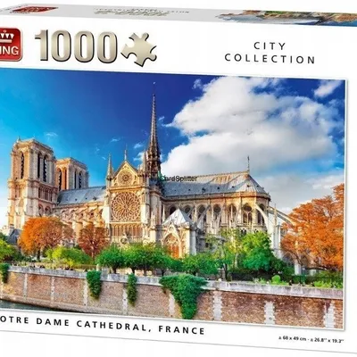 PUZZLE KING KATEDRA NOTRE DAME 1000 el 68 x 49 609