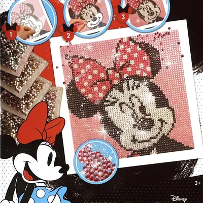 Mozaika wyszywanie HAFT DIAMENTAMI Minnie Mouse 29