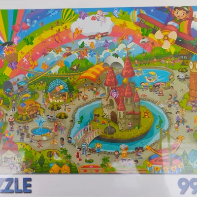 PUZZLE 99 el 33 x 22 JIGSAW WESOŁE MIASTECZKO 09