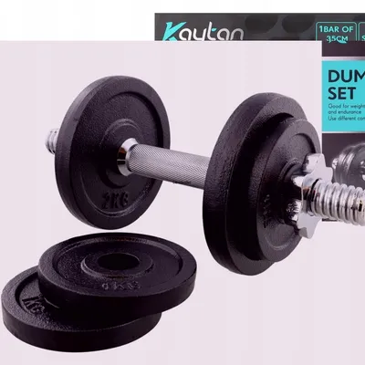 HANTEL hantla CIĘŻAREK metal Kaytan DUMBBELL 10 KG