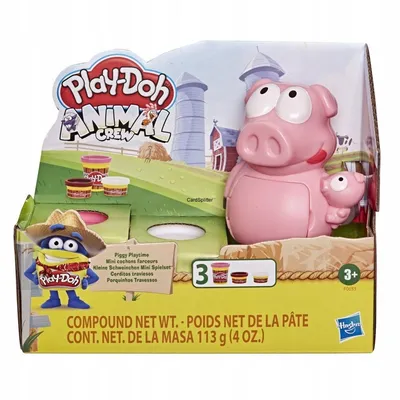 CIASTOLINA PLAY DOH ANIMAL CREW PIGGY ŚWINKA F0653