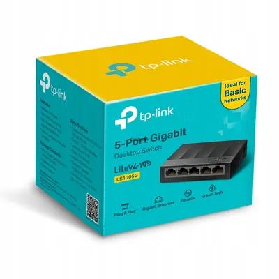 Switch TP-LINK LS1005G PRZEŁĄCZZNIK 5 PORTÓW