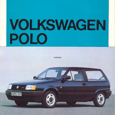 VW POLO Książka serwisowa serii Eksploatacja 1981