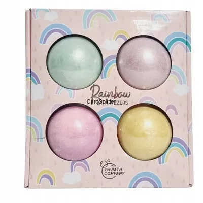 The Bath Company Rainbow 4x100g kule do kąpieli