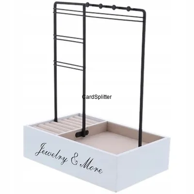 Stojak na biżuterię jewelry rack glamour czarny