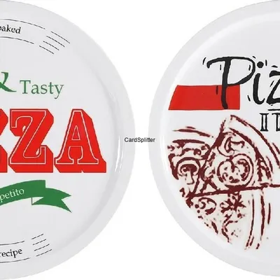 Porcelanowy WŁOSKI Talerz do Pizzy 30 cm PIZZA HIT