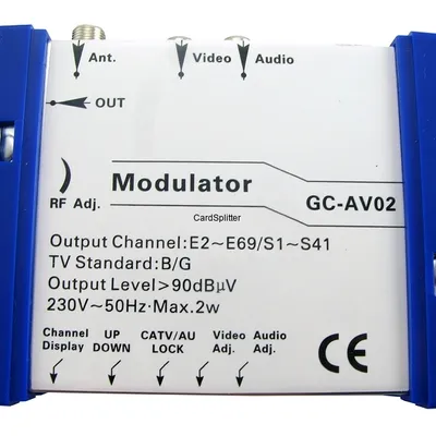 Modulator Sat Digital GC-AV02 Audio Video RF