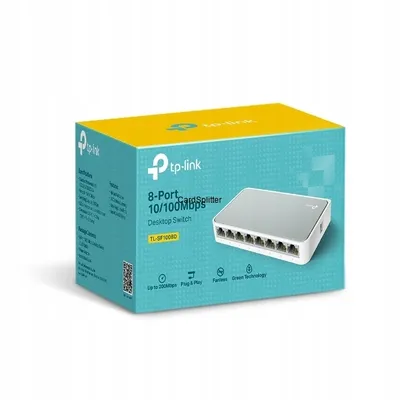 Switch TP-LINK TL-SF1008D PRZEŁĄCZNIK 8 PORTÓW