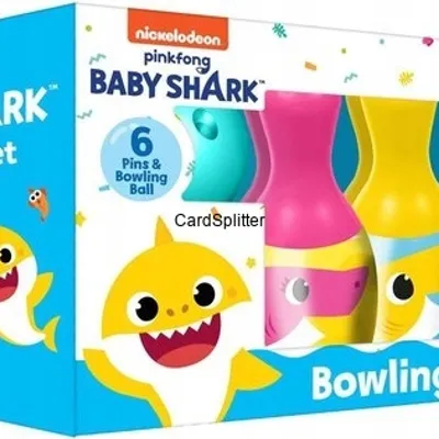 BABY SHARK KRĘGLE DLA DZIECI KULA 6 KRĘGLI SAMBRO