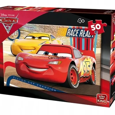 PUZZLE 50 el AUTA CARS 3 DISNEY PIXAR 30 x 20 85