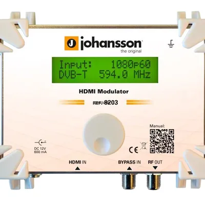 Modulator cyfrowy Johansson HDMI-DVB-T 8203